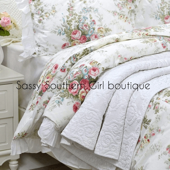 🆕⭐ Country Cottage floral cotton duvet set - Picture 1 of 13